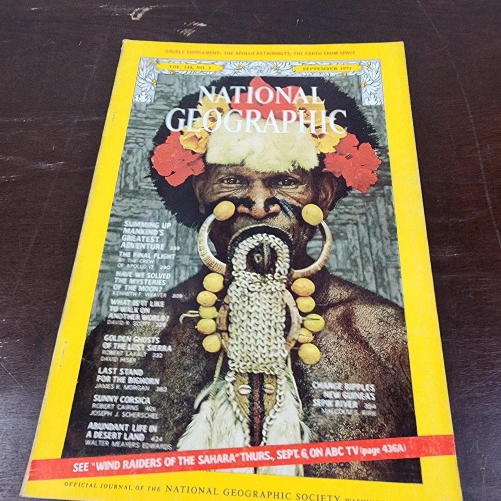 National Geographic‎ Magazine September 1973 No Insert